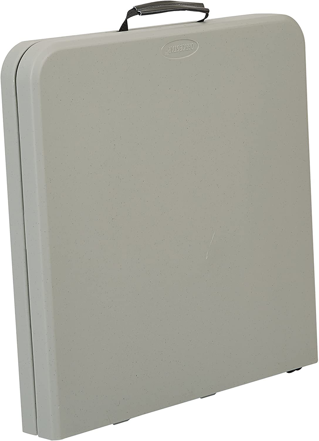 Office Star Products 122 cm Height-Adjustable Folding Resin Table Light Gray