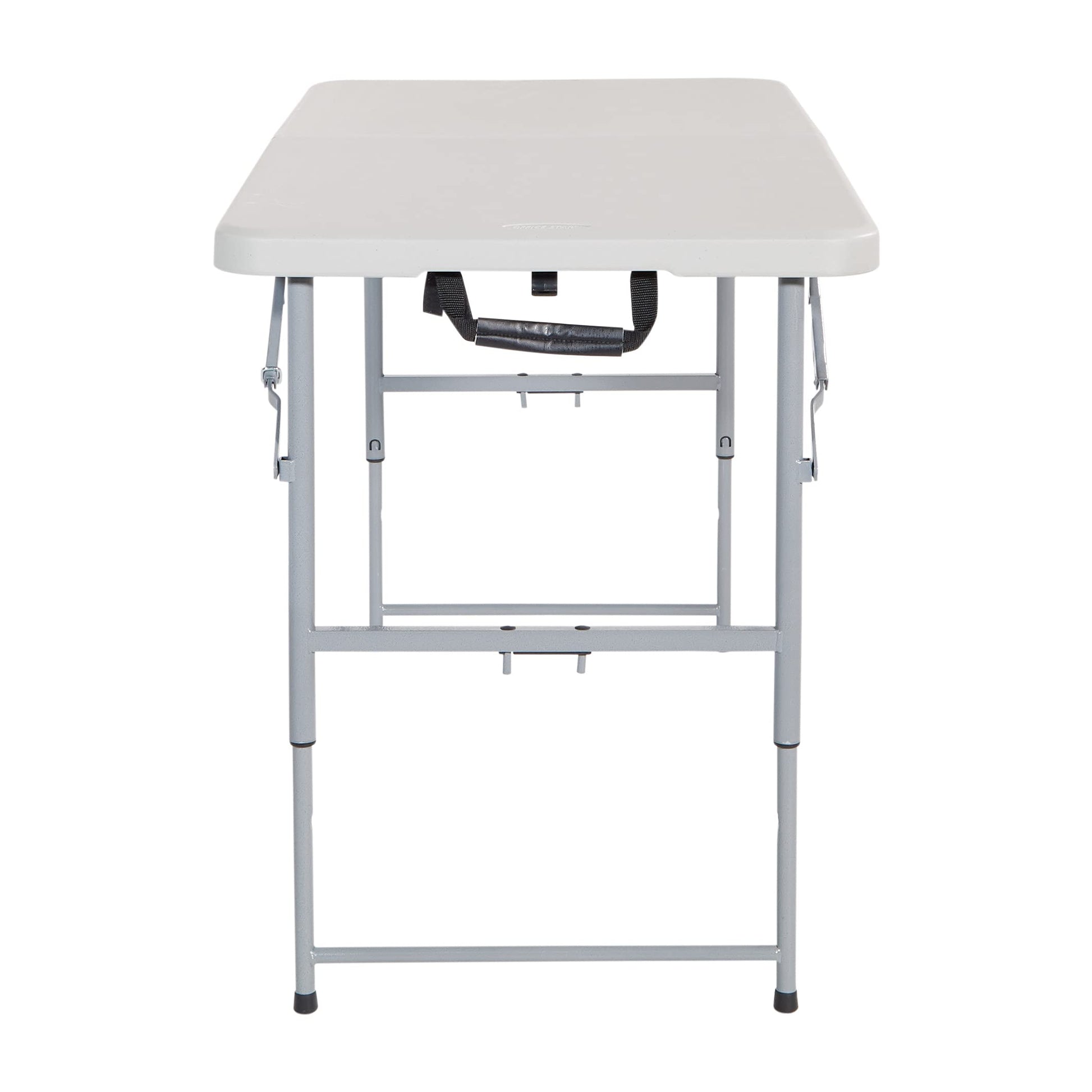 Office Star Products 122 cm Height-Adjustable Folding Resin Table Light Gray